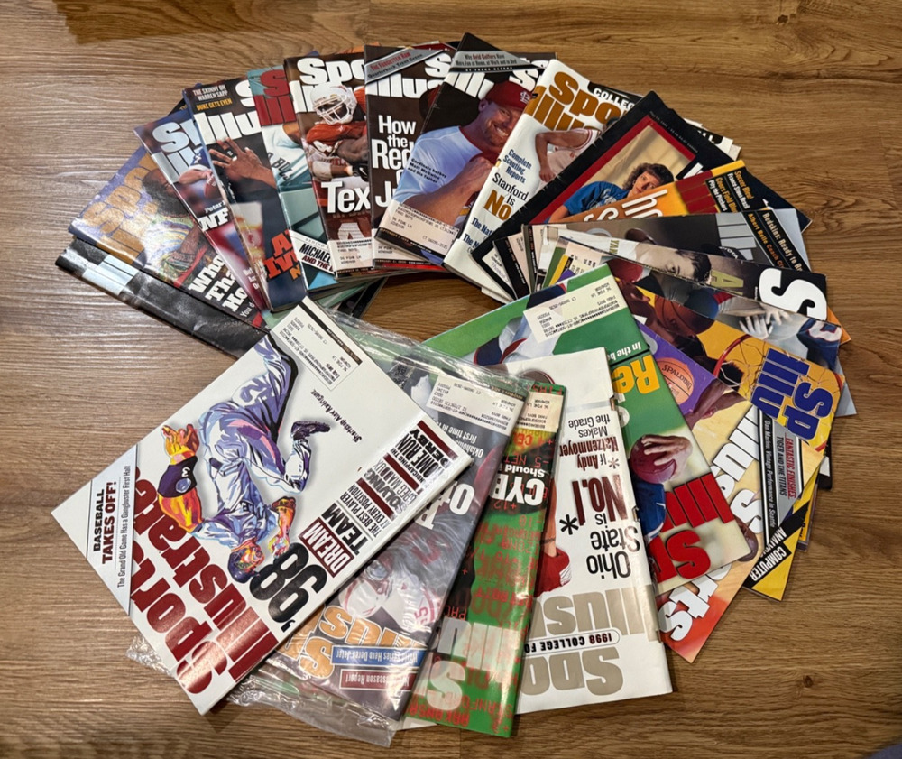Sports Illustrated Magazine Lot 20 1993-2000 Marino Shaq McGwire Elway Sealed